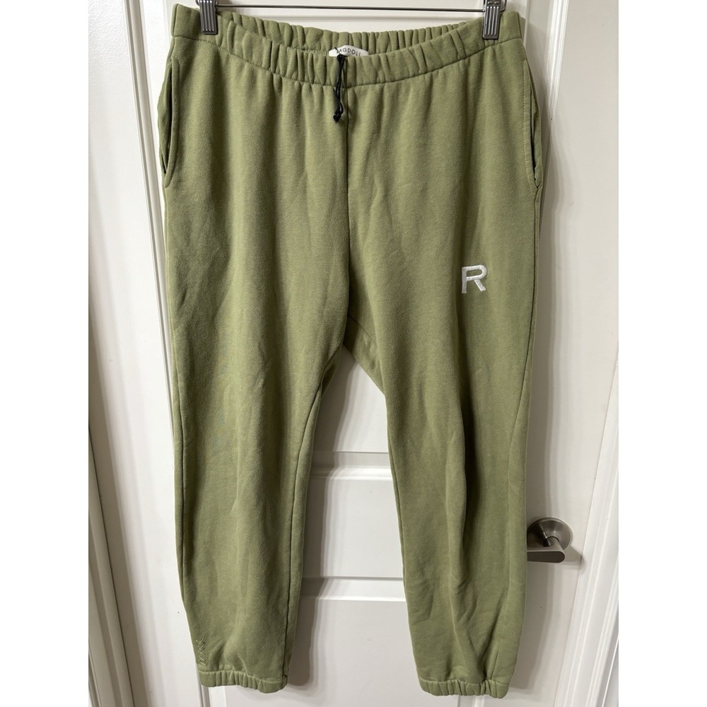 Ragdoll LA Women's Jogger Sweatpants in Green Size LARGE